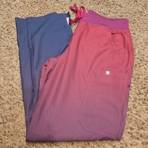 Womens Figs FreeX Yola-Sunset Ombre-Small Tall